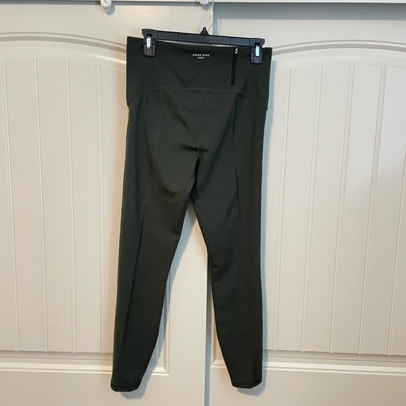 Anine Bing Bran Legging - Dark Olive size medium - Picture 1 of 10